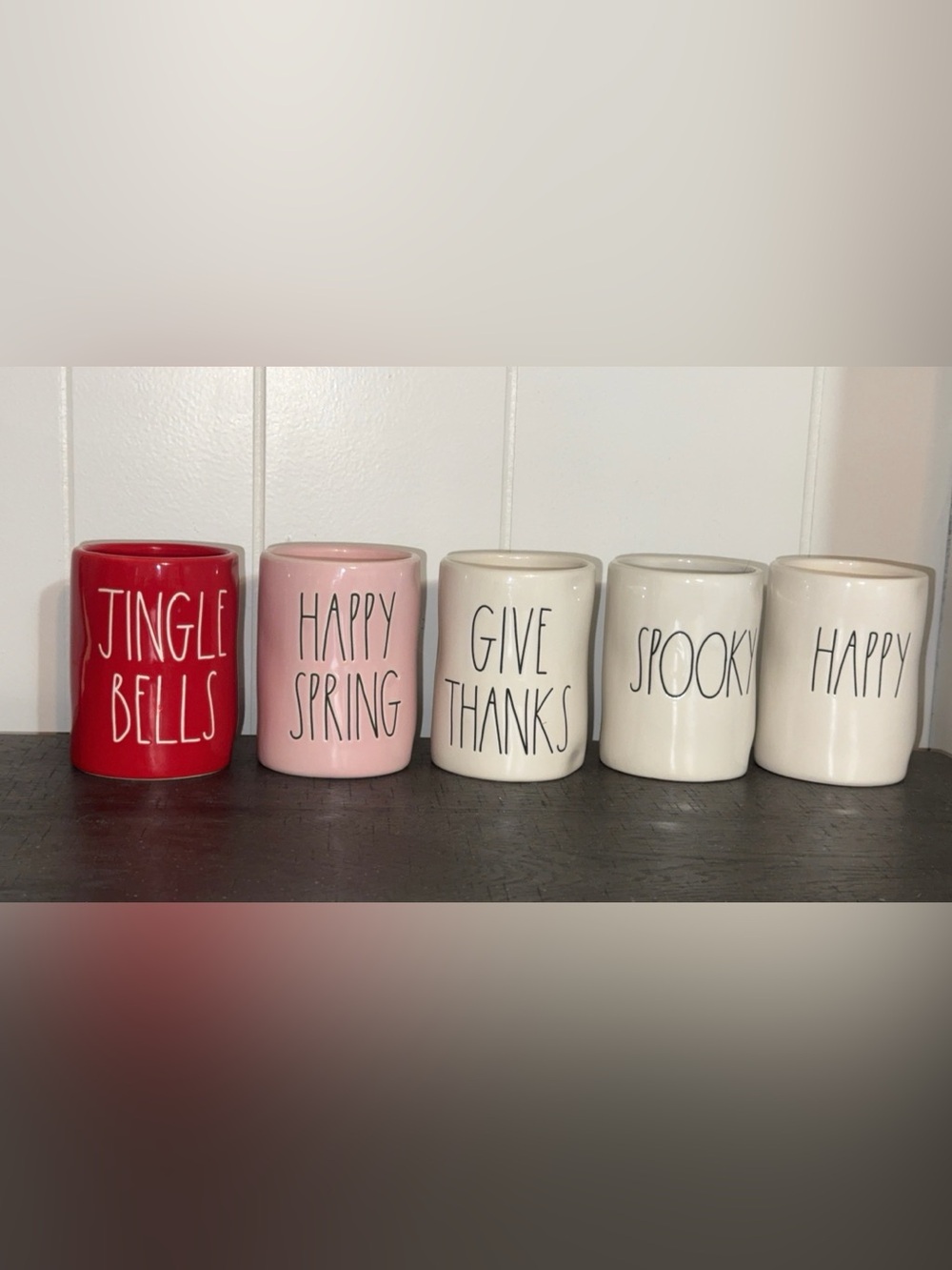 NWT Rae Dunn Scented Ceramic Candles 7.7 Oz